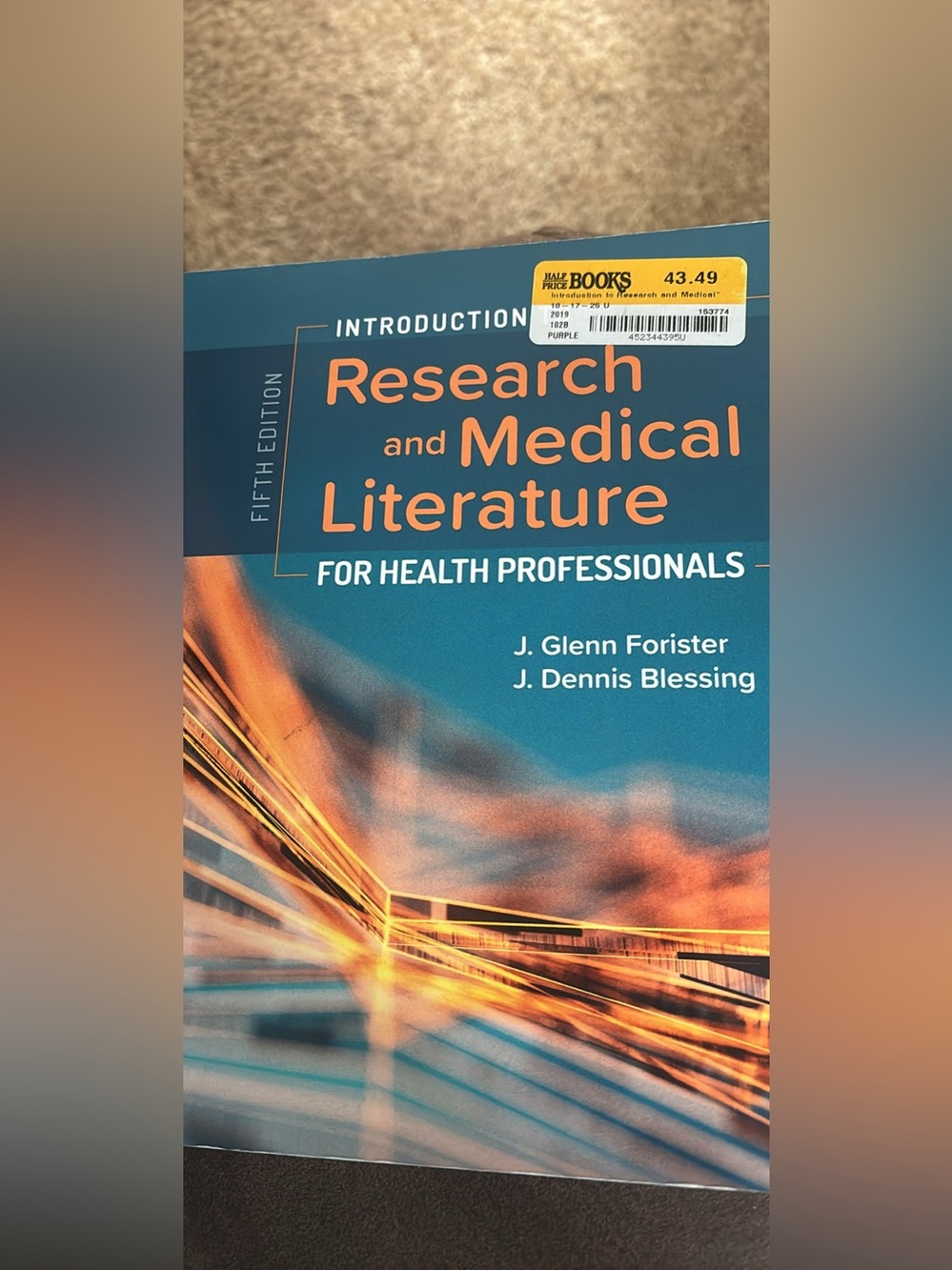 Introduction to Research and Medical Literature - Teal & Orange Textbook
